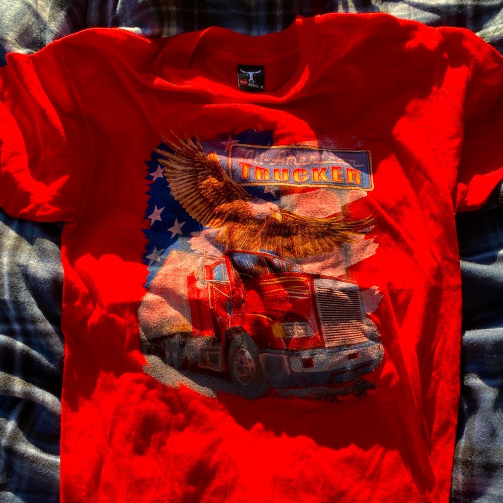 Vintage Red Hanes Beefy Shirt